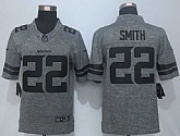 Nike Limited Minnesota Vikings #22 Smith Men's Stitched Gridiron Gray Jerseys,baseball caps,new era cap wholesale,wholesale hats